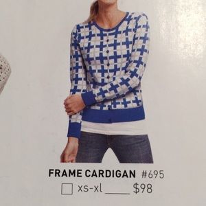 CAbi Frame Cardigan, XL, worn once